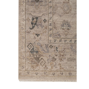 Tapis en laine noué à la main Someplace in Time, ivoire, motif médaillon EA-3009, pour usage domestique - Jaipur Rugs ZA - Product Image 4