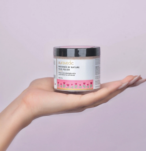Auravedic Radiance Face Polish 100g Gommage naturel éclaircissant et exfoliant pour une peau éclatante, lisse et uniforme Soins de la peau aux herbes - Product Image 5