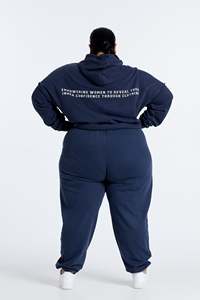 Ensembles de pantalons de survêtement et sweat à capuche évasés en coton avec logo personnalisé ensembles de survêtements d'impression bouffante pour femmes - Product Image 3