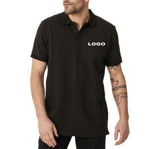 เสื้อยืดโปโลแขนสั้นเสื้อกอล์ฟลายทางสำหรับผู้ชายเสื้อโปโลแบบมีเอกลักษณ์เฉพาะของผู้ผลิตโลโก้ออกแบบได้ตามต้องการ - Product Image 1