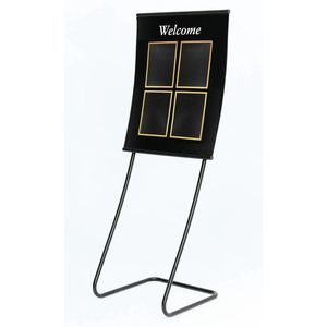 Soporte de Bienvenida de Hierro con Acabado Dorado de Lujo, Instalación Autoadhesiva, para Decoración de Hoteles, Bodas, Eventos y Fiestas - Product Image 5