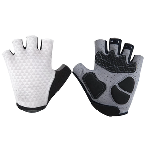 Nouveau Style Conception Populaire En Cuir Synthétique Antidérapant Demi Doigt D'entraînement Cyclisme Exercice Fitness Gants - Product Image 4