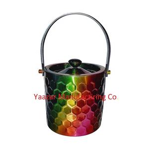 Custom Design HIgh Quality Stainless steel Doouble Wall Ice <b>bucket</b> for House and Party at Wholesale Price From Manufacturer - Product Image 2