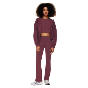 Sudadera Corta Deportiva de Moda 2025 para Mujer, Logotipo Personalizado al por Mayor, Sudadera Corta de Algodón y Felpa para Mujer, Servicio OEM - Product Image 4