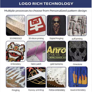 เสื้อแจ็กเก็ตมีฮู้ดสวมหัวสำหรับทั้งชายและหญิงเสื้อแจ็กเก็ตมีฮู้ดทรงโอเวอร์ไซส์ผ้าคอตตอน100% ปักโลโก้กำหนดเองได้ - Product Image 6