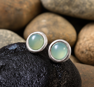 ต่างหูเงินแท้ 925 ชุบทอง สไตล์โบฮีเมียน ประดับพลอยอะควาคาลซิโดนี สำหรับงานปาร์ตี้และเป็นของขวัญ - Product Image 4