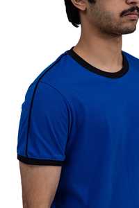 T-shirts courts lourds personnalisés pour hommes col épais T-shirt court carré vierge surdimensionné personnalisé pour hommes - Product Image 5