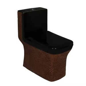 Vistaar Commode monobloc en céramique design moderne-Cuvette de toilette siphonique décorative en S pour salle de bain, placard pour articles sanitaires - Product Image 5