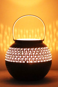 X-Mas Lantern Modern Chandelier Brass Iron <b>Hanging</b> <b>Light</b> Moon Star Shape Vintage Style Living Room Ramadan Christmas Decor - Product Image 2