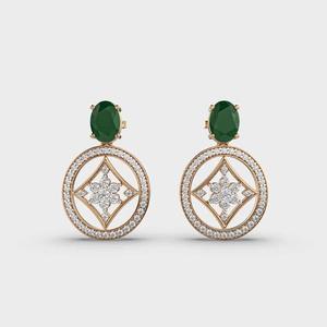 Pendientes de gota de diamantes brillantes más buscados para novias Joyas elegantes diseñadas para complementar el vestido de novia en el gran día - Product Image 3