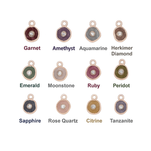 จี้ห้อยคอ Tanzanite ขอบชุบทองพร้อมจี้เพชรเทียมทำด้วยมือทำด้วยมือเครื่องประดับชิ้นเล็กๆสำหรับสร้อยคอ DIY - Product Image 6