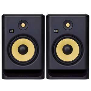 Haut-parleurs KRK RP5 Rokit 5 G4 professionnels bi-amplifiés d'origine authentiques, paire de moniteurs de studio noirs - Product Image 3