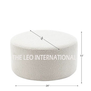 ดีไซน์ใหม่สวยงาม โซฟาออตโตมันทรงกลมสีน้ำตาลหนังเทียม คุณสมบัติยั่งยืน คุณภาพสูงเต็มรูปแบบ - Product Image 4