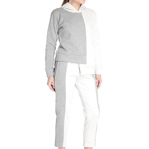 Vente chaude femmes à manches longues polaire survêtement ensemble broderie personnalisée Offre Spéciale PrintFit 2 pièces pull à séchage rapide Unique élégant - Product Image 4