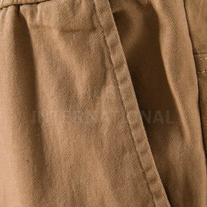 กางเกงแฟชั่นหลายกระเป๋าสีทึบแบบลำลองระบายอากาศได้ดี - Product Image 2