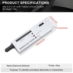 Caneta Testadora de Diamantes Portátil Boasta Detector de Moissanita com Sonda de Liga Ferramenta de Identificação de Joias - Product Image 6