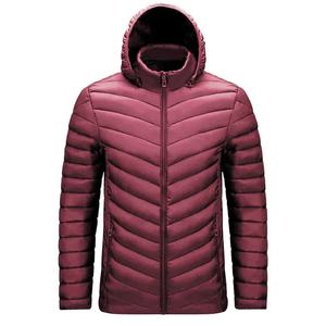 แจ็กเก็ตทรงปลาปักเป้าระบายอากาศได้ดีขนาดใหญ่สำหรับผู้ชายมีซิปรูดให้ความอบอุ่นในฤดูหนาวผ้าแคนวาสกันลม - Product Image 4