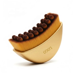 Brosse dorée <span class=keywords><strong>lymphatique</strong></span> pour le visage, brosse sèche pour le visage, masseur de contour facial, brosse de <span class=keywords><strong>massage</strong></span> <span class=keywords><strong>lymphatique</strong></span> pour sculpter la mâchoire - Product Image 1