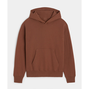 Customizable Lightweight Fleece Men's Hoodie All-Season Pullover with Ribbed Hem & Cuffs, Loose Fit <b>Short</b> Hoodie for Men - Product Image 1