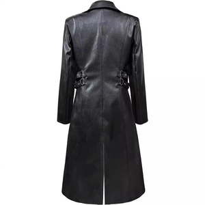 Nouveaux manteaux en cuir de vache tendance au design élégant, manteaux en cuir véritable sur mesure pour hommes, vente en gros de manteaux en cuir véritable de qualité supérieure - Product Image 5