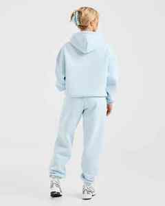 Sweat-shirt à épaules tombantes pour femmes, prix de gros, 100% polyester, respirant, style pull, impression de logo personnalisée - Product Image 3