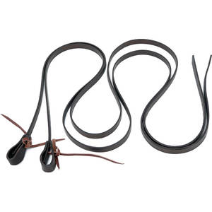 Rênes fendues en cuir lourd Ranch 5/8 "x 8 'Rênes de cheval occidental lourdes de qualité supérieure cassées en cuir souple Rênes Grip - Product Image 3