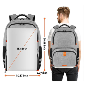 Sac à dos de gymnastique pour hommes femmes Sac à dos de voyage pour hommes avec compartiment à chaussures Sac à dos d'université résistant à l'eau avec USB - Product Image 3
