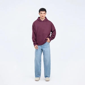 Sudaderas con capucha personalizadas de alta calidad al por mayor 100%, sudaderas con capucha de impresión de gran tamaño para hombre - Product Image 5