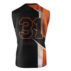 Tenue de sport légère et respirante en polyester, conçue pour la compétition d'équipe, uniforme 7v7 avec design flexible - Product Image 3