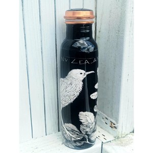 Best Copper Water Bottle With Glass Manufacturer India High Quality Cheap Price Wide Mouth Top Selling New Arrival - Product Image 2