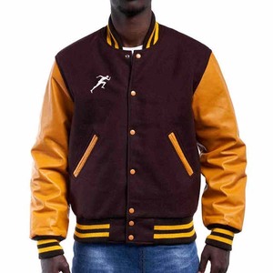 Leather Sleeve High Street Coat <b>Baseball</b> <b>Jackets</b> Casual Sportswear <b>Men's</b> Clothing Wool College <b>Baseball</b> <b>Jacket</b> <b>For</b> <b>Men</b> All Size - Product Image 1