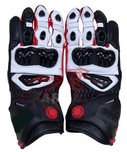 Guantes de Motociclismo de Cuero Transpirable de Alta Resistencia a Impactos para Carreras y Viajes Largos, Guantes Protectores para Moto - Product Image 5