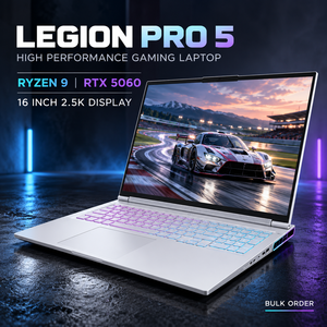 Lenovo Legion Pro 5 แล็ปท็อปเกมมิ่งขนาด 16 นิ้ว Ryzen 9 8845HS RTX 5060 165Hz จอแสดงผล 2.5K 8GB แรม 16GB ความจุ 1TB SSD ขายส่ง - Product Image 1