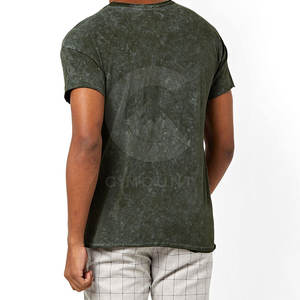 Camisetas de Hombre con Lavado Ácido, Casuales, de Verano, Manga Corta, Moda Urbana, Ligeras, Suaves, Elegantes, para Uso Diario - Product Image 3