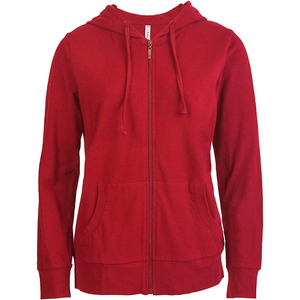 Sudadera con Capucha de Forro Polar para Mujer, Manga Larga, con Cremallera, Ecológica y Resistente al Viento, Nuevo Diseño, Cuello con Capucha Lisa, Posición para Logotipo Frontal - Product Image 1