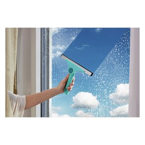 For Leifheit Tergivetro 2 in 1 (28cm) CLICK SYSTEM Verde 51425 Dual-Use <b>Squeegee</b> for Optimal Kitchen Cleaning - Product Image 6