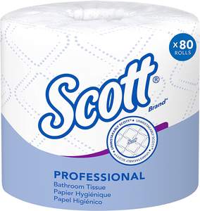 Papel Higiénico Scott-Standard de 100% Calidad, con 2 Capas, Blanco, Envuelto, 37,840 Hojas, Paquete de 80 |   473 Unidades en Venta - Product Image 2