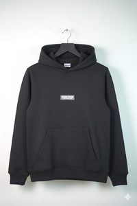 เสื้อฮู้ดดี้ TURZUP พรีเมียม ผ้าฝ้ายถัก 100% น้ำหนัก 310 กรัม ทรงโอเวอร์ไซส์ สไตล์สตรีทแวร์ กระเป๋าปักลาย แฟชั่นสำหรับทุกเพศ - Product Image 4