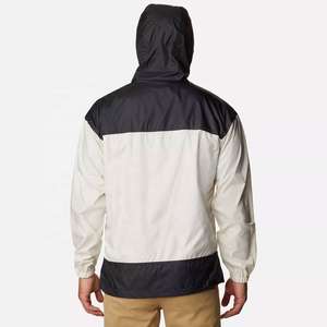 เสื้อแจ็คเก็ตกันลมแบบซิปครึ่งตัว ผ้าโพลีเอสเตอร์ สไตล์สตรีทแวร์ สีดำ สำหรับผู้ชาย ราคาถูก - Product Image 5