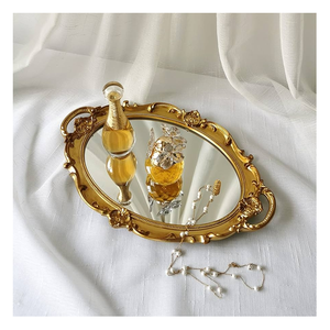 Bandeja de Servicio de Acero Inoxidable de Alta Calidad, Duradera y Elegante, Plato de Metal Artesanal para Bodas, Restaurantes y Hogar - Product Image 1