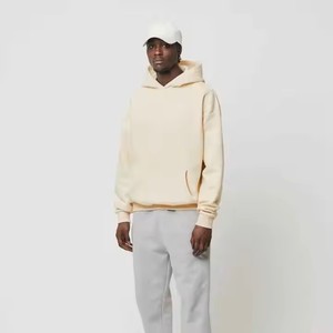 Sweat à capuche unisexe en éponge française 350g pour hommes grande taille 100% coton couverture Streetwear hiver sweats à capuche personnalisés brodés - Product Image 6