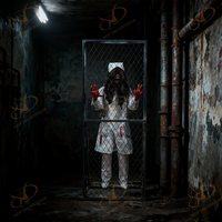 Squelette Animatronique Géant d'Halloween en Plastique Réaliste et Durable, Certifié CE, Rechargeable, Vente Chaude Directe Usine