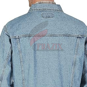 Marque distributeur Veste jeans respirante pour homme Utilisation en extérieur Vestes jeans confortables au meilleur prix - Product Image 5