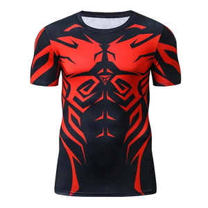 Camiseta unisex de poliéster con estampado digital de alta calidad, diseño de sublimación personalizado - Product Image 1