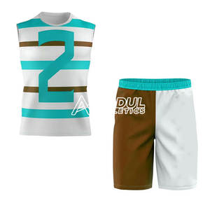 Equipo personalizado 7V7 uniformes tela elástica que absorbe la humedad proveedor de trajes deportivos 7V7 uniforme - Product Image 1