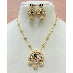 ชุดจี้คุนันชุบทองแบบโบราณพร้อมต่างหูสำหรับผู้หญิงและเด็กผู้หญิงชุดงานแต่งงาน - Product Image 1