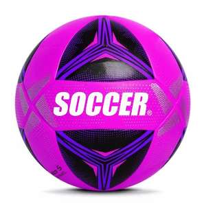 Ballon de football d'entraînement pour adultes, de haute qualité, durable, portable, personnalisable, style classique, logo imprimé OEM ODM, matériau en cuir PU - Product Image 4
