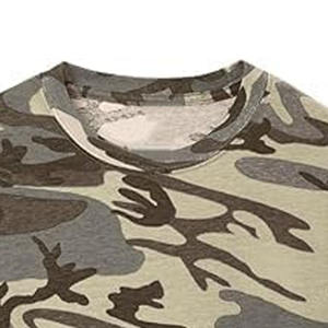 Camo imprimé personnalisé de haute qualité Desiges Allover Pattern Camouflage 100% coton respirant à la mode fabriqué par Dress Sports - Product Image 2