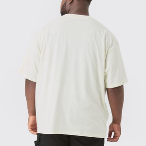 เสื้อยืดแนวสตรีทแวร์300GSM ผู้ชายเสื้อผ้าฝ้ายกราฟิกขนาดใหญ่พิมพ์ลายโลโก้ได้ตามต้องการ - Product Image 2