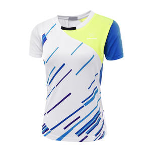 Camisetas de punto de gran tamaño informales con estampado de sublimación para mujer, camisetas de manga corta con cuello redondo de verano para mujer, logotipo estampado de verano - Product Image 2